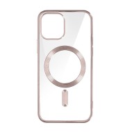 Apple Iphone 11 Pink Bumper Silicone Gel Case Magsafe