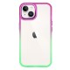 Capa Silicone Gel Bumper Apple Iphone 14 Verde Gradiente Elektro