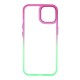 Funda De Gel De Silicona Bumper Apple Iphone 14 Verde Gradiente Elektro