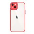 Apple Iphone 14 Plus Red Bumper Silicone Gel Case Elektro With Camera Protector