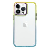 Apple Iphone 14 Pro Max Gradient Yellow Bumper Silicone Gel Case Elektro