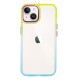 Funda De Gel De Silicona Bumper Apple Iphone 14 Amarillo Gradiente Elektro