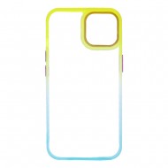 Apple Iphone 14 Gradient Yellow Bumper Silicone Gel Case Elektro