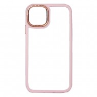 Funda De Gel De Silicona Bumper Apple Iphone 11 Rosa Claro Elektro