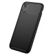 Funda De Gel De Silicona Carbon Apple Iphone Xr Negra Auto Focus Vennus