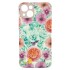 Capa Silicone Gel Com Desenho Flor Apple Iphone 13 6.1