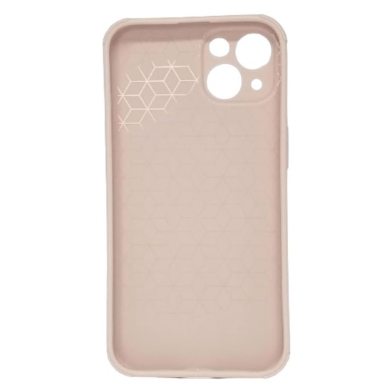 Funda De Gel De Silicona Apple Iphone 13 6.1" Flores Rosa Protector De Cámara