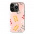 Apple Iphone 13 Pro Max Pink Leaves TPU Silicone Case