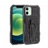 Apple Iphone 11 Black TPU Kickstand Heavy Duty Hibrid Silicone Case