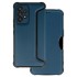 Funda Flip Cover Samsung Galaxy A33 5G Azul Marino Razor Carbon Con Protector De Cámara