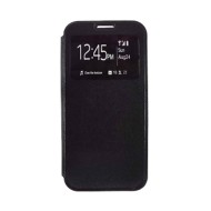 Samsung Galaxy A9 2018 Black Flip Cover With Candy Window Case