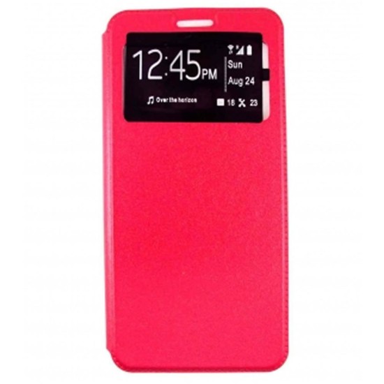 Huawei P30 Lite Red Flip Cover With Candy Window Case