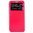 Samsung Galaxy A70 Red Flip Cover With Candy Window Case