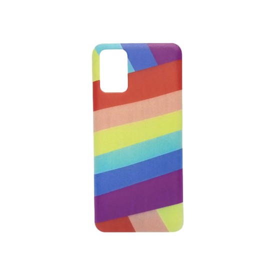 Funda De Silicona Samsung Galaxy A02S Aquarela Rainbow Horizontal