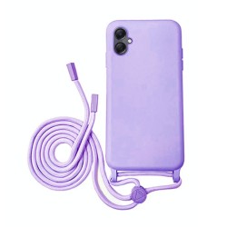Samsung Galaxy A05 Lilac Silicone Case With String