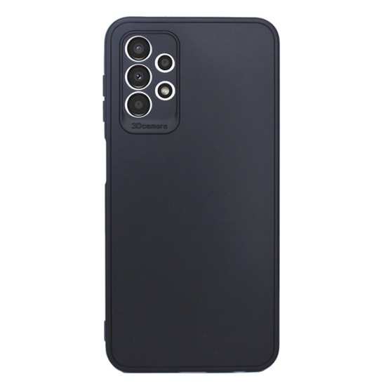 Capa Silicone Samsung Galaxy A13 4g A135/A137 Preto Com Protetor De Câmera 3d