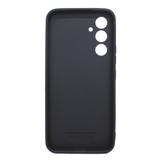 Funda De Silicona Samsung Galaxy A54 Negro Con Protector De Cámara 3D