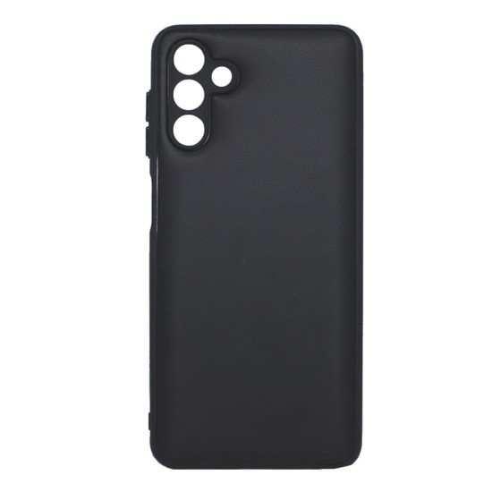 Funda De Silicona Samsung Galaxy A13 5G/A04s Negra De Piel Con Protector De Cámara