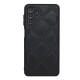 Funda De Silicona Samsung Galaxy A13 5G/A04s Negra Acolchada De Piel Con Protector De Cámara