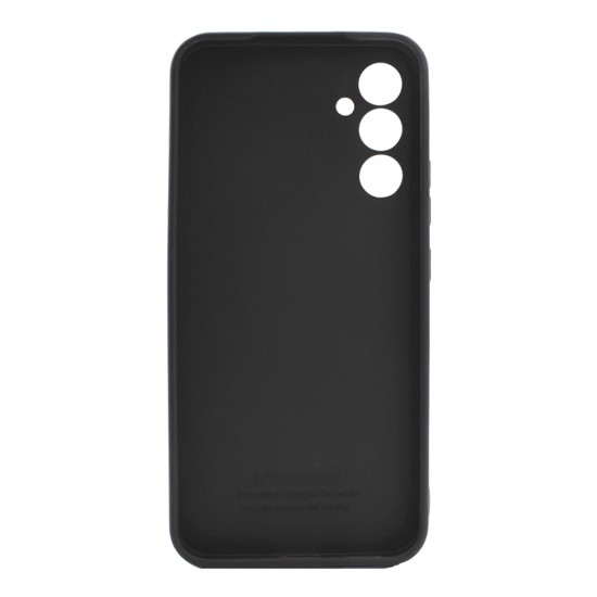 Funda De Silicona Samsung Galaxy A34 5G Negra Con Protector De Cámara 3D