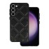 Funda De Silicona Samsung Galaxy S23 Plus Negra Leather Acolchada Con Protector De Cámara D3