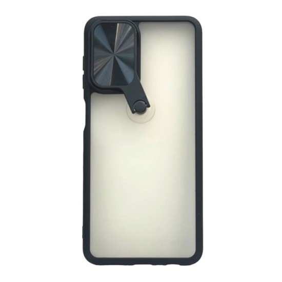 Capa Silicone Samsung Galaxy A13 5g Preto Fosco Com Protetor De Câmera Cyclops