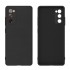 Samsung Galaxy S20 FE Black Silicone Gel Case With Camera Protector