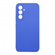 Funda De Silicona Samsung Galaxy A54 Azul Con Protector De Cámara 3D