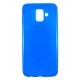 Funda De Silicona Samsung Galaxy A6 Plus 2018 Azul Mate