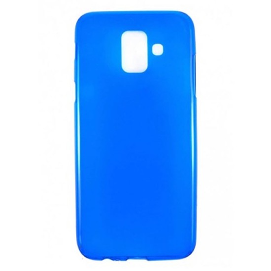 Capa Silicone Samsung Galaxy A6 2018 Azul Fosco