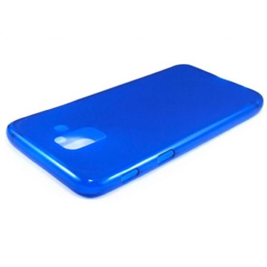 Silicone Cover Case Samsung Galaxy A6 2018 Matte Blue