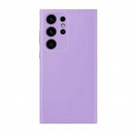 Samsung Galaxy S24 Ultra Lilac Silicone Case With Camera Protector