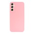 Samsung Galaxy A15 Pink Silicone Case With 3D Camera Protector