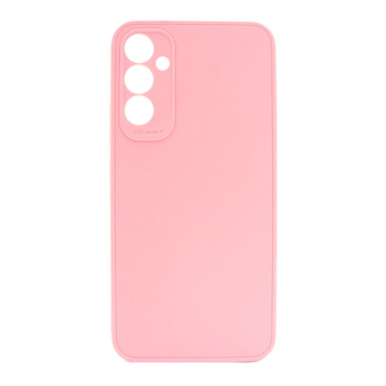 Funda De Silicona Samsung Galaxy A15 Rosa Con Protector De Cámara 3D