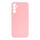 Funda De Silicona Samsung Galaxy A34 5G Rosa Con Protector De Cámara 3D