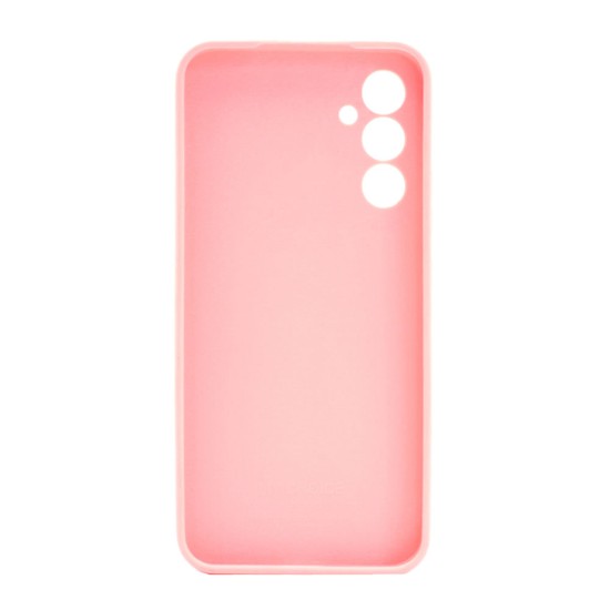 Capa Silicone Samsung Galaxy A34 5g Rosa Com Protetor De Câmera 3d