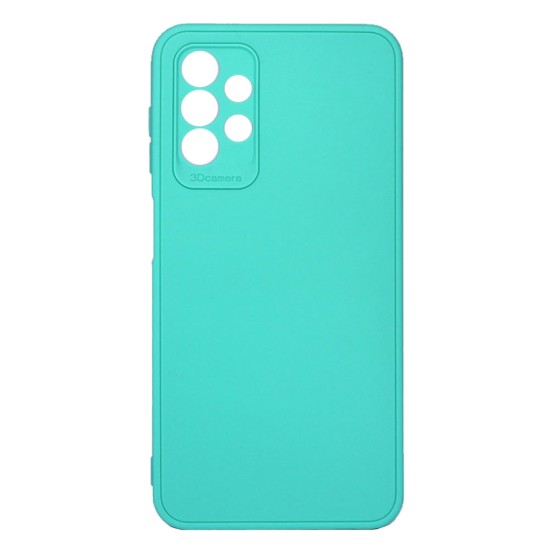 Samsung Galaxy A13 4G A135/A137 Turquoise Green With 3D Camera Protector Silicone Case