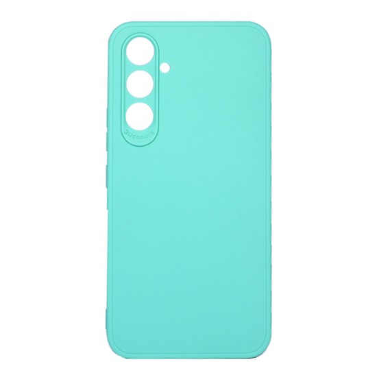 Capa Silicone Samsung Galaxy A54 Verde Turquesa Com Protetor De Câmera 3d