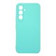 Funda De Silicona Samsung Galaxy A54 Verde Turquesa Con Protector De Cámara 3D