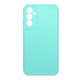 Funda De Silicona Samsung Galaxy A34 Verde Turquesa Con Protector De Cámara 3D