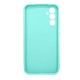 Funda De Silicona Samsung Galaxy A34 Verde Turquesa Con Protector De Cámara 3D