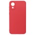 Funda De Silicona Samsung Galaxy A03 Core/A032 Rojo Con Protector De Cámara