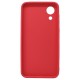 Funda De Silicona Samsung Galaxy A03 Core/A032 Rojo Con Protector De Cámara