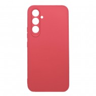 Funda De Silicona Samsung Galaxy A54 Rojo Con Protector De Cámara 3D