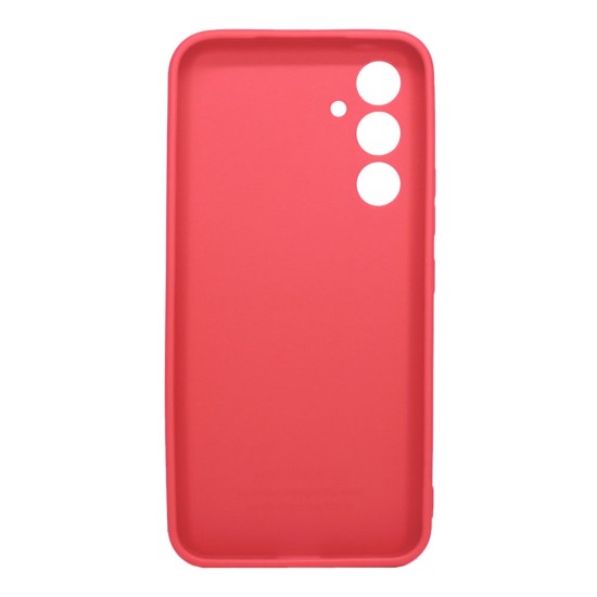 Capa Silicone Samsung Galaxy A54 Vermelho Com Protetor De Câmera 3d