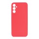 Capa Silicone Gel Samsung Galaxy A55 Vermelho Com Protetor De Câmera 3d