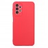 Samsung Galaxy A23 Red Silicone Case With 3D Camera Protector