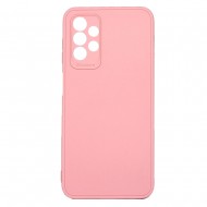 Funda De Silicona Samsung Galaxy A13 4G A135/A137 Rosa Claro Con Protector De Cámara 3D