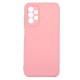 Capa Silicone Samsung Galaxy A13 4g A135/A137 Rosa Clara Com Protetor De Câmera 3d