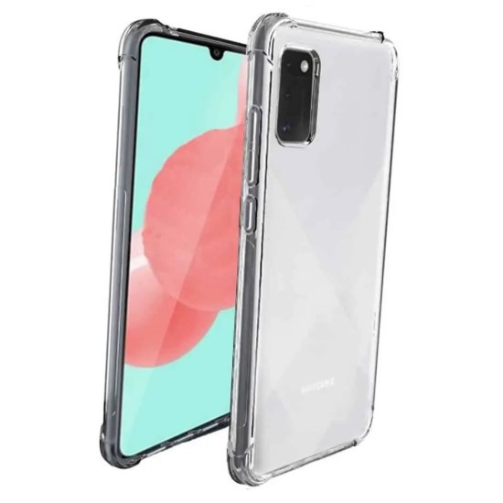 Funda De Silicona Dura Antigolpes Samsung Galaxy A41 Transparente